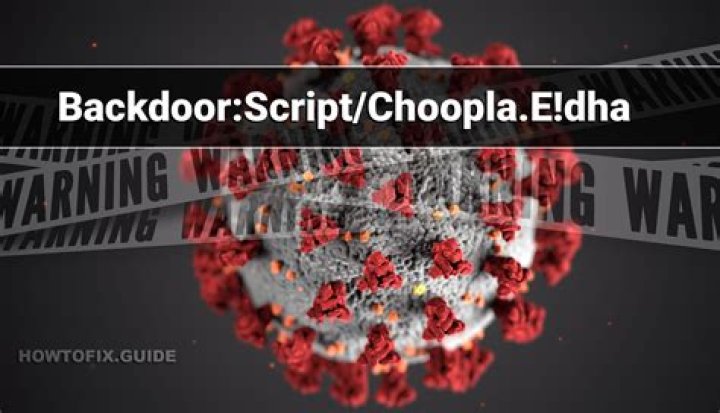 Backdoor:Script/Choopla.E!dha — Virus Removal Guide