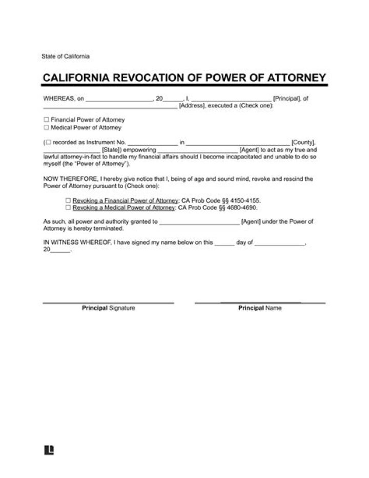 Can power of attorney be withdrawn?
