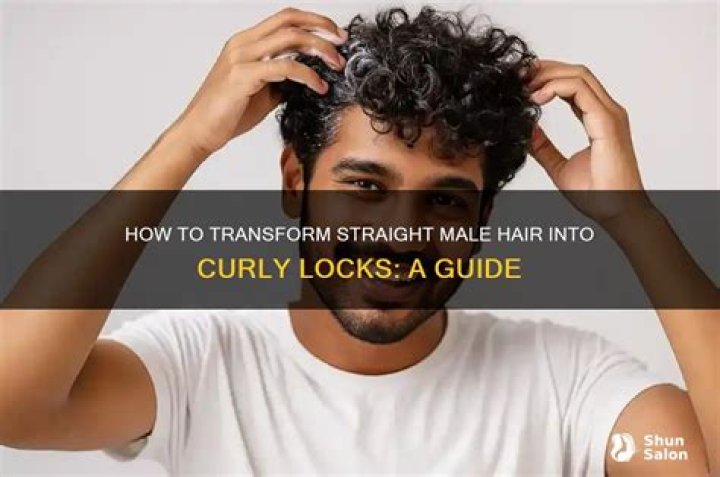 Can you make straight hair curly male?