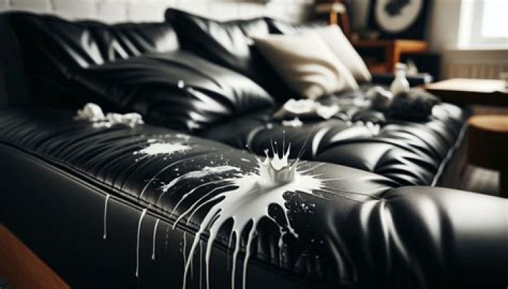 Can you paint black leather white?
