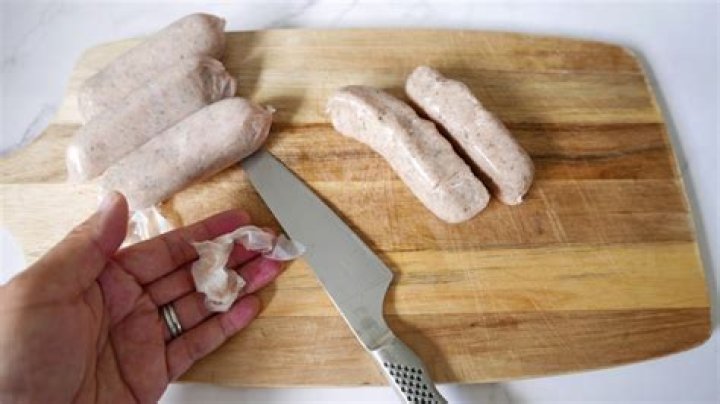 Do you remove skin from sausage?