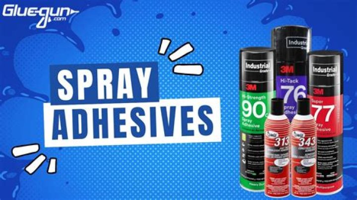 Does Spray adhesive dry clear?