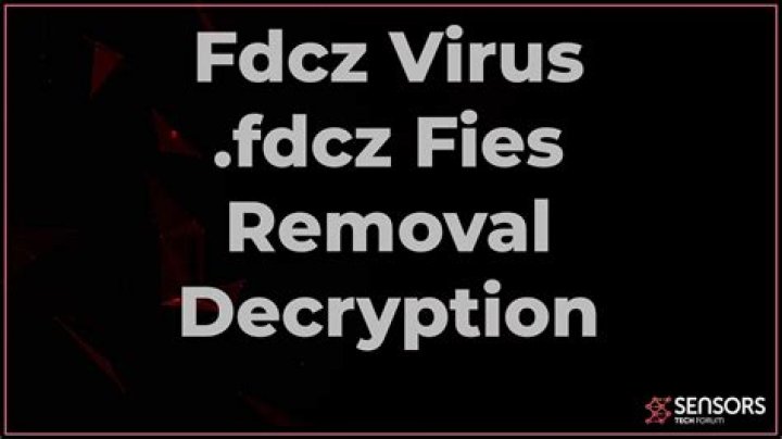 FDCZ VIRUS (.fdcz FILE) ✅ REMOVAL & DECRYPT DATA