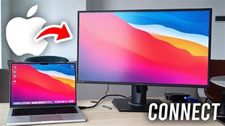 How do I connect MacBook Air to external monitor?