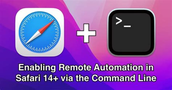 How do I enable remote automation in Safari?