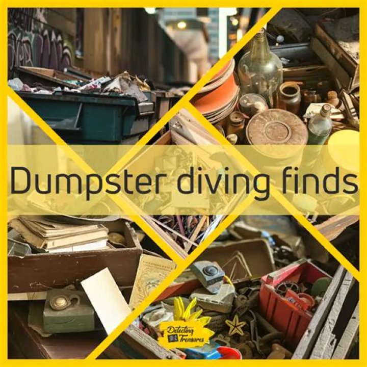 How do I find good stuff for dumpster diving?