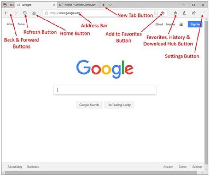 How do I get the address bar back on the top of my screen?