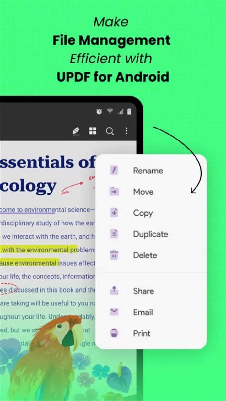 How do I open a PDF file on Android?