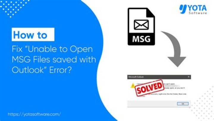 How do I open MSG files in Outlook?