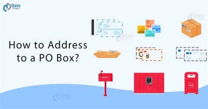 How do you address a package to a PO box?