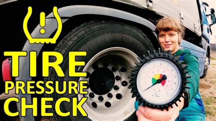 How do you check tire pressure on a trailer?