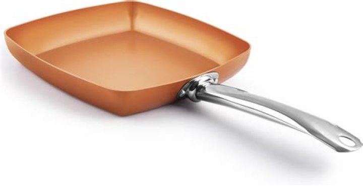 How do you clean a red copper griddle?
