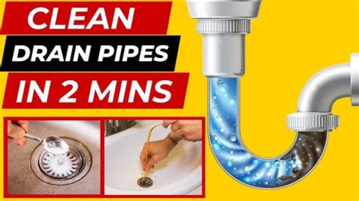 How do you clean a trap drain?