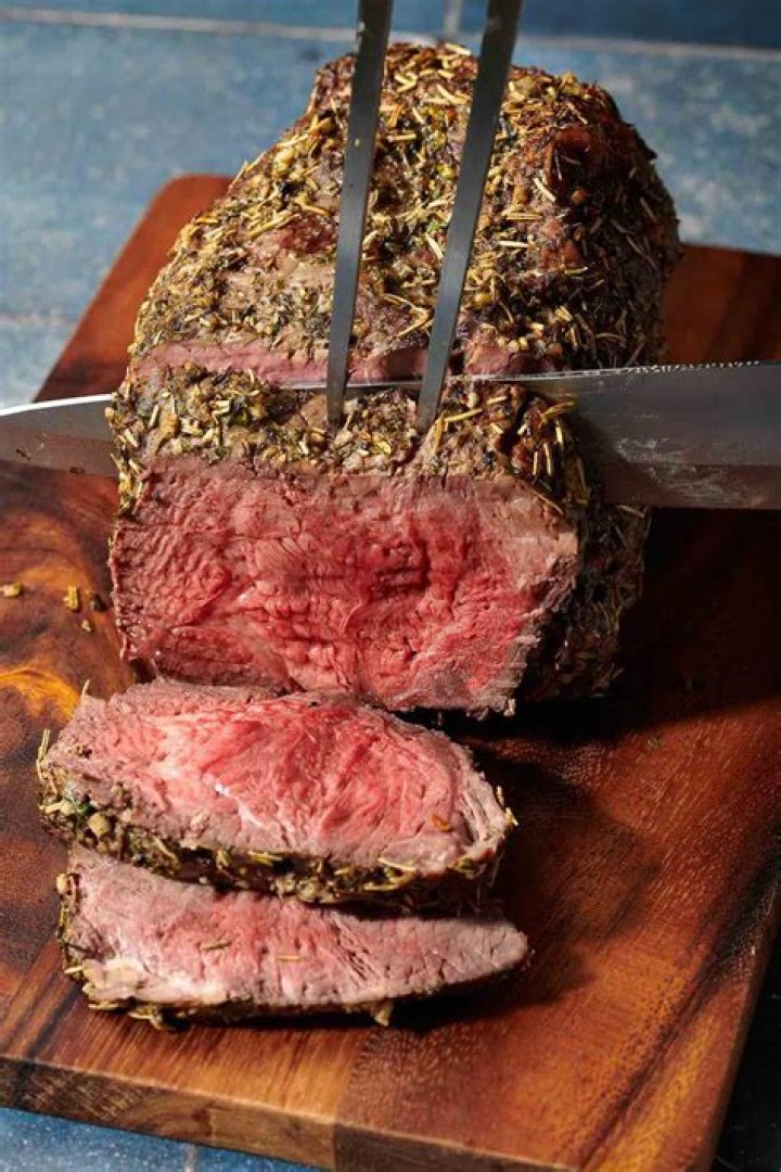 How do you cook a dry aged sirloin roast?