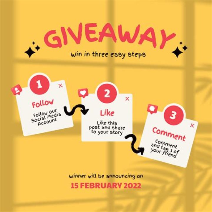 How do you do a share giveaway on Facebook?