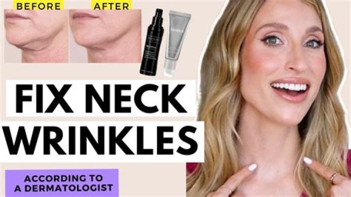 How do you fix wrinkles on your neck?