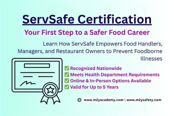 How do you get a ServSafe certification?