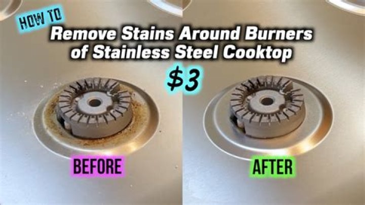 How do you get ink off of stainless steel?