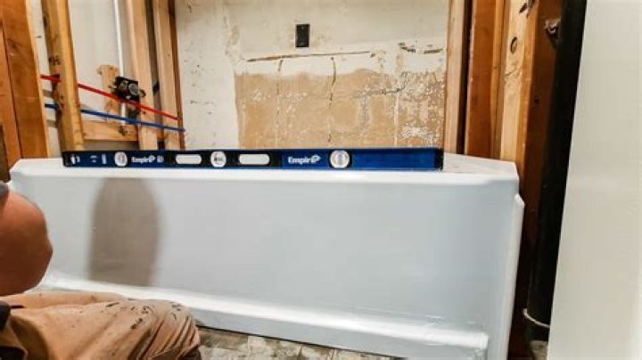 How do you install a bathtub?
