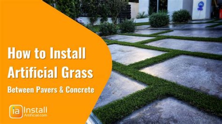 How do you install artificial grass edges?