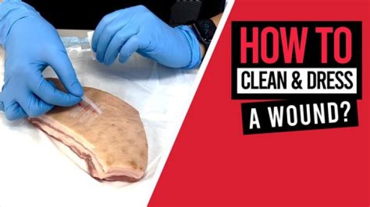 How do you irrigate a wound?