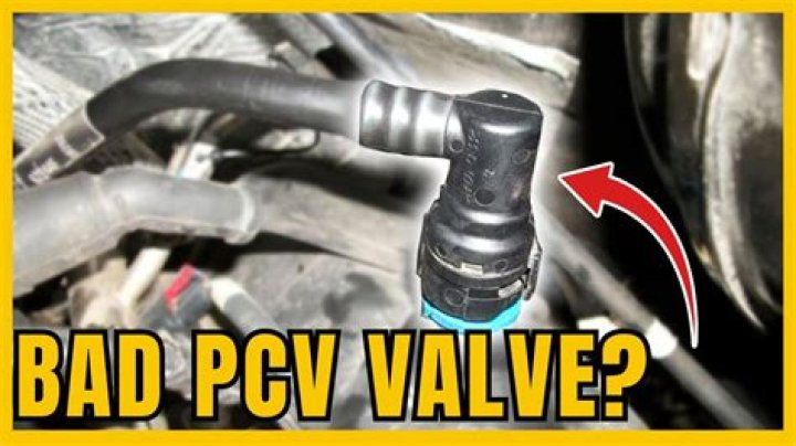 How do you know if your PCV valve is bad?