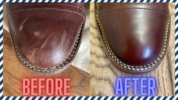 How do you remove scuff marks from white leather?