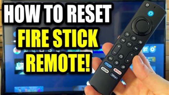 How do you reset a remote control?