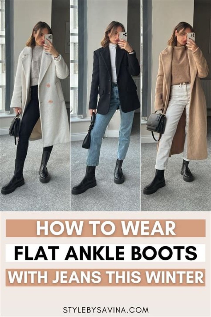 How do you style flat booties?
