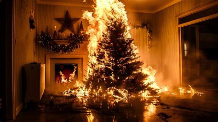How many Christmas tree fires a year?