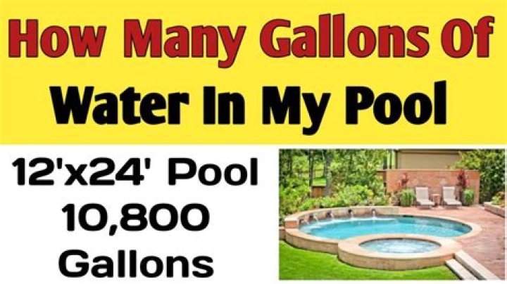 How many gallons does a 24 round pool hold?