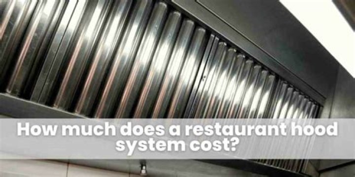 How much does a hood system cost?