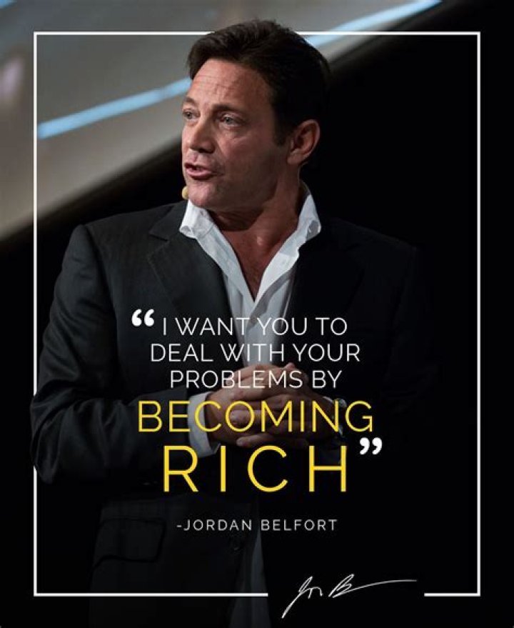 How much does Jordan Belfort make as a motivational speaker?