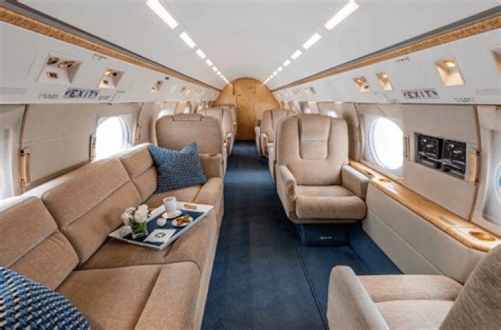 How much is a luxury private jet in South Africa?