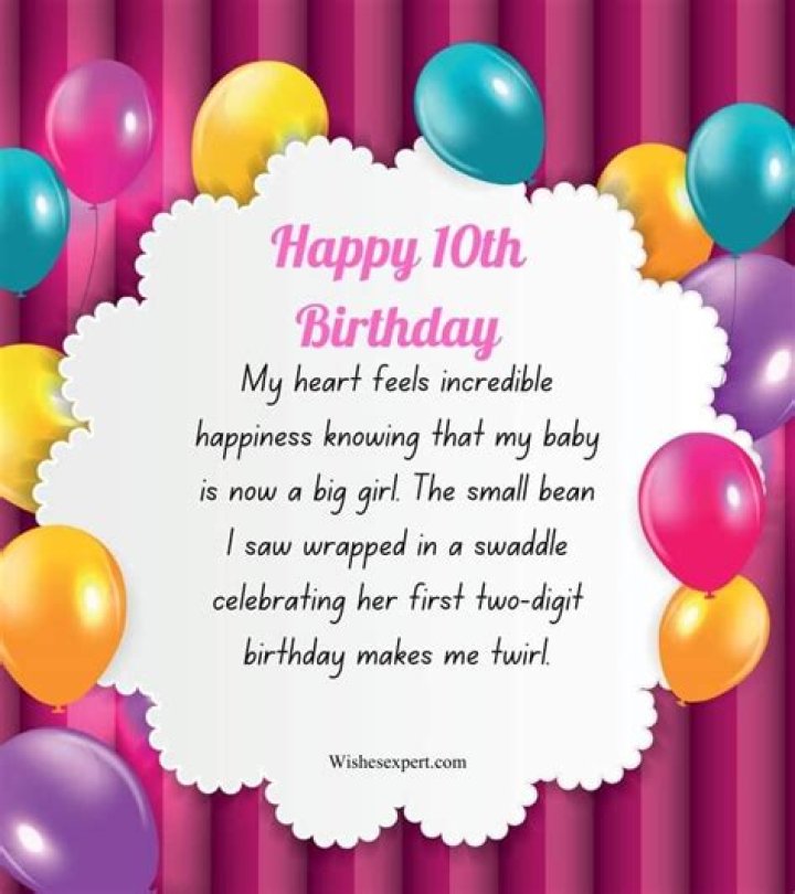 Is 10th birthday special