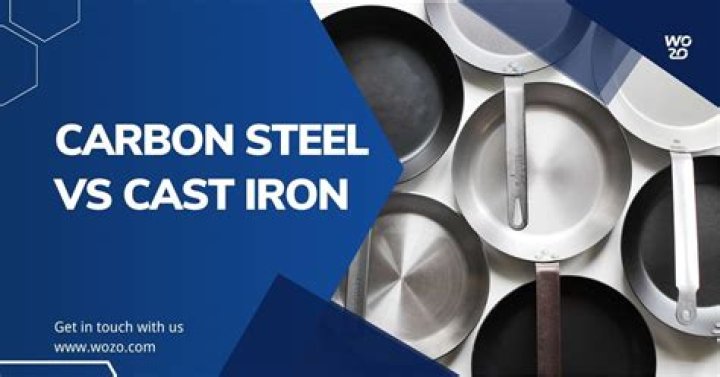 Is cast iron better than carbon steel?