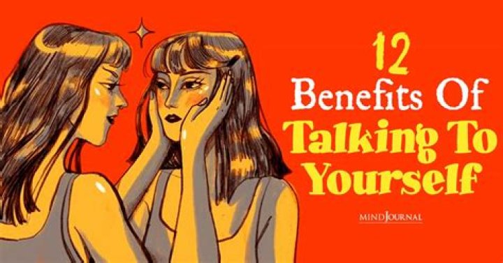 Is it OK to talk out loud to yourself?