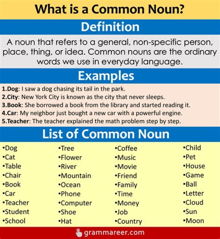 Is Leaf a common noun?