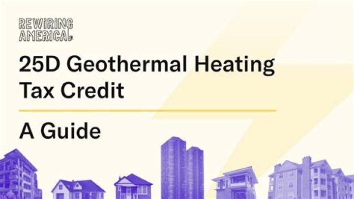 Is there still a tax credit for geothermal