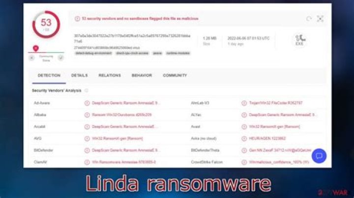 LINDA Ransomware (.LINDA File) — Removal Guide