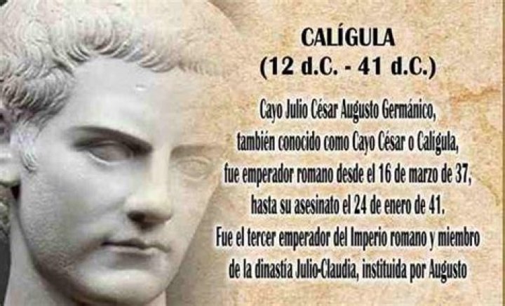¿Quién fue primero Caligula o Julio César