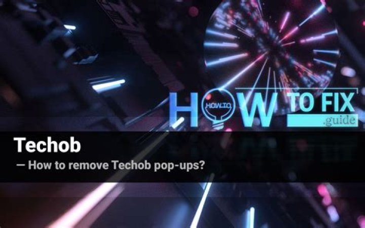 Remove Techob Pop-up Virus — How to Remove?