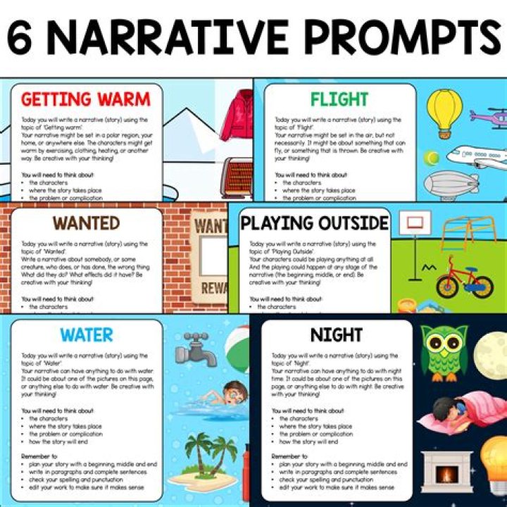 What are some narrative prompts?