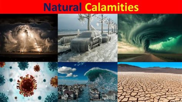 What are the different natural calamities?
