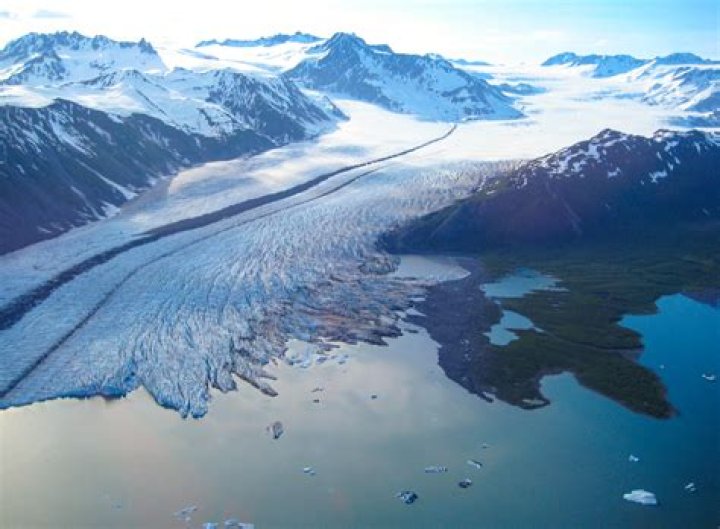 What are the examples of continental glaciers today?