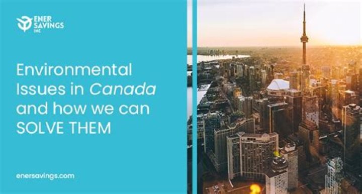 What are the main environmental issues in Canada?