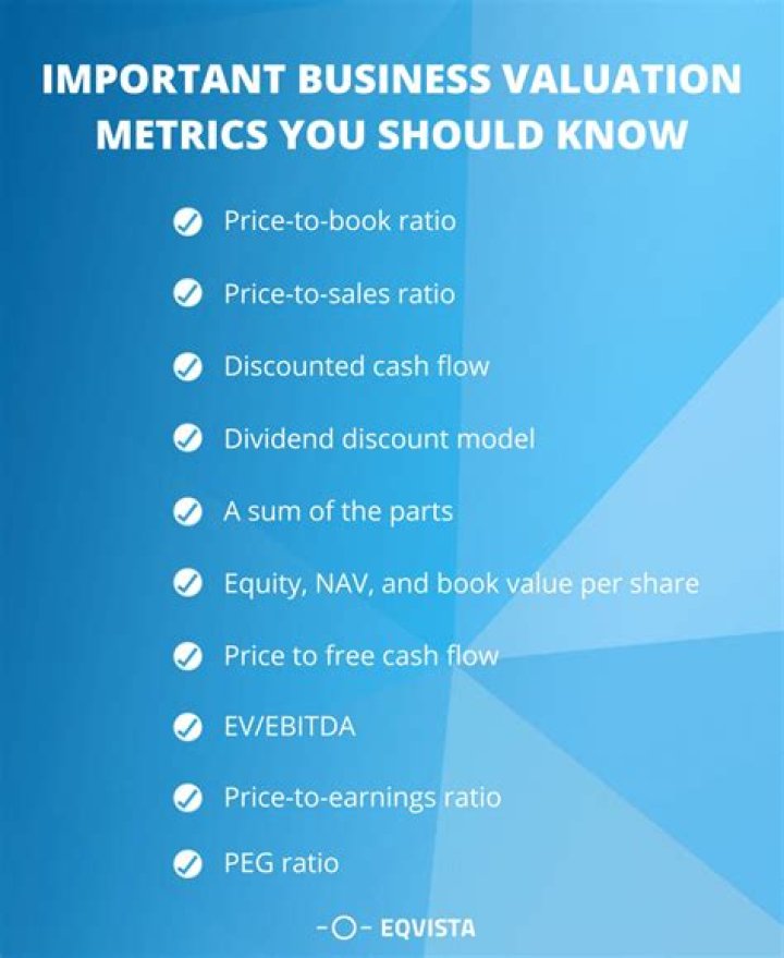 What are the two main metrics used in bank valuation?