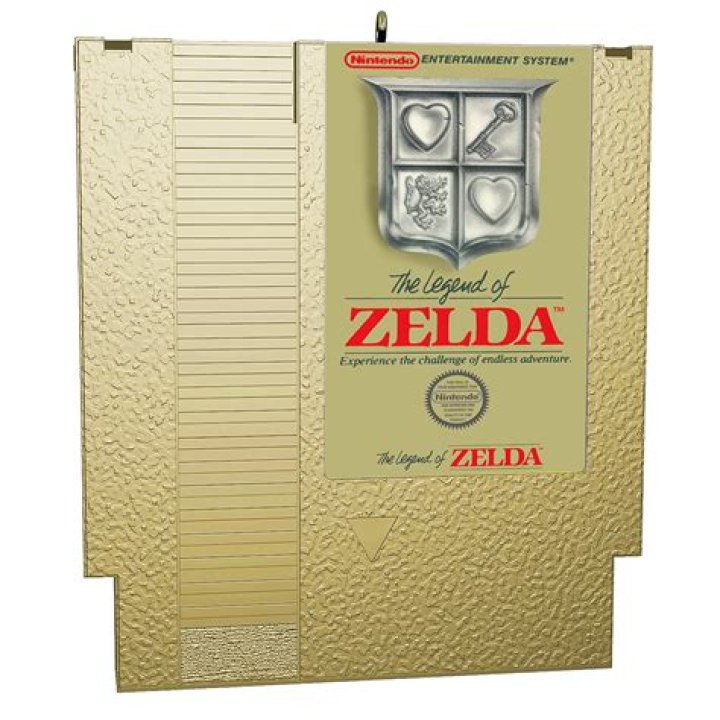What color was the original Legend of Zelda NES cartridge?