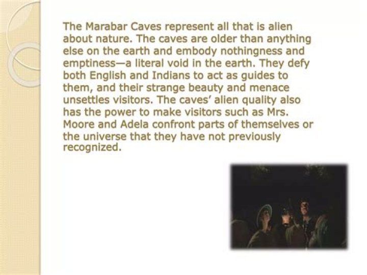 What do the marabar caves represent?