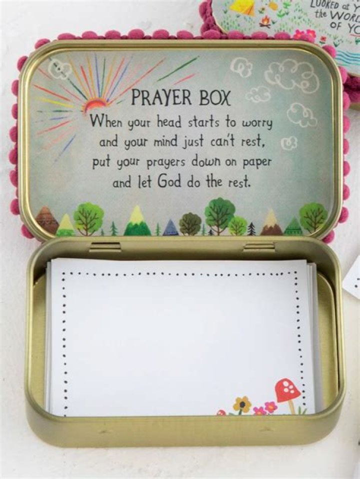 What does a prayer box charm mean?